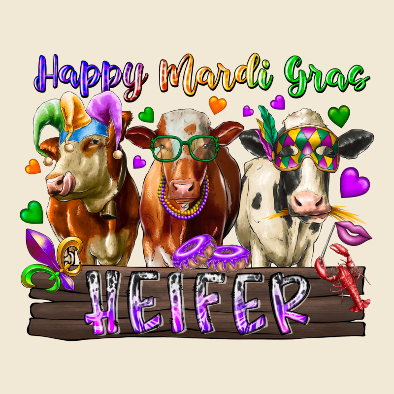 Happy Mardi Gras Heifer Premium Tee by RacoonDesign | Teevron