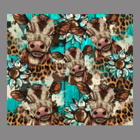 Western Cowhide Sunflower Baby Cow Vintage Tee | Teevron