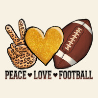 Peace Love Football Vintage Tee | Teevron