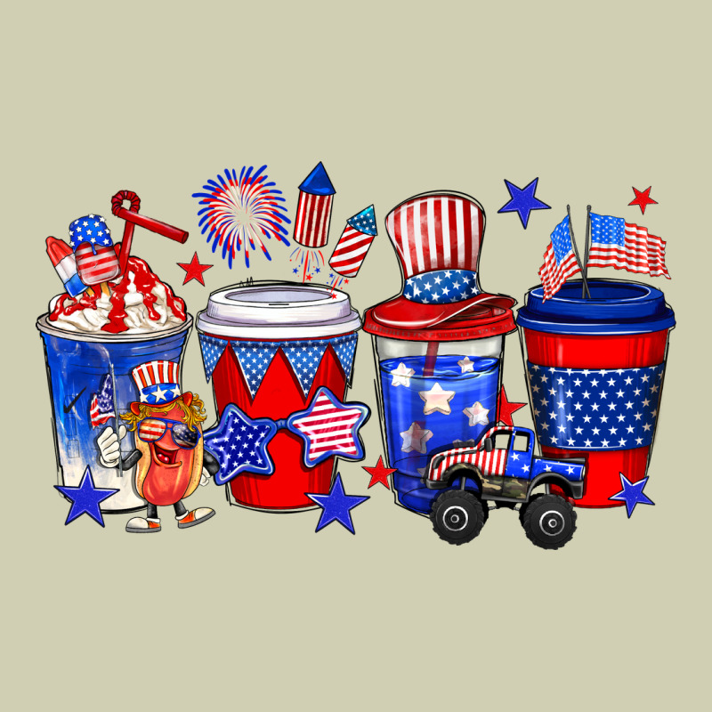 4th Of July Coffee Drinks Heavy Core Tee by Neo Western | Teevron