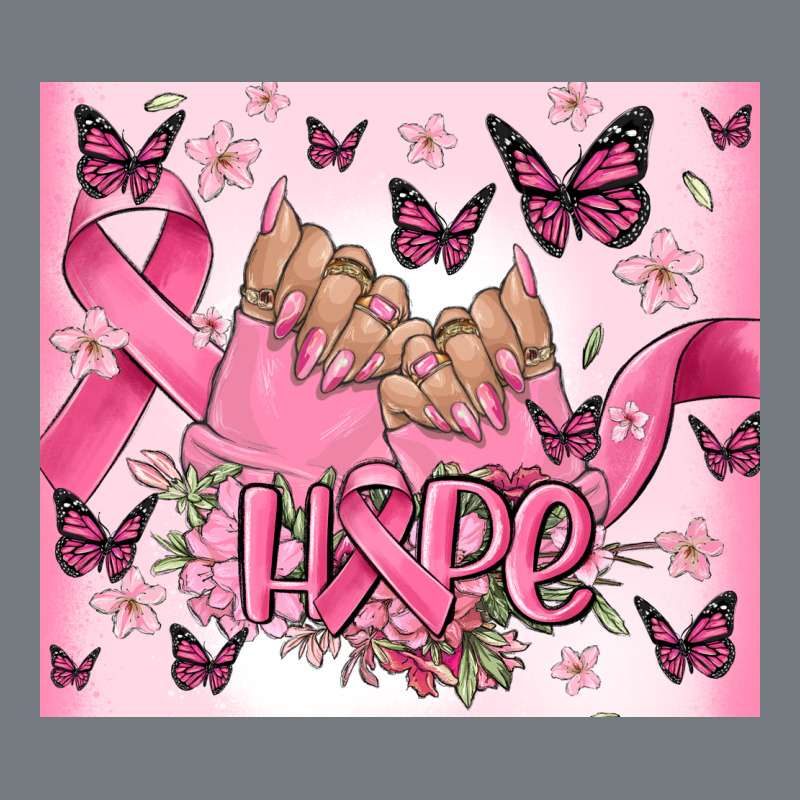 Breast Cancer Nails Hope Heavyweight Sweatshirt by MaliasSmallBusiness | Teevron