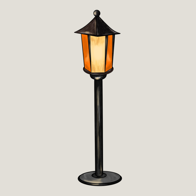 Street Lamp Heavy Core Tee by BarkalooDesign | Teevron