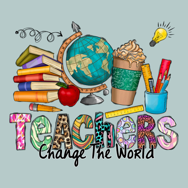 Teachers Change The World Heavy Core Tee by CowhideDigitalArt | Teevron