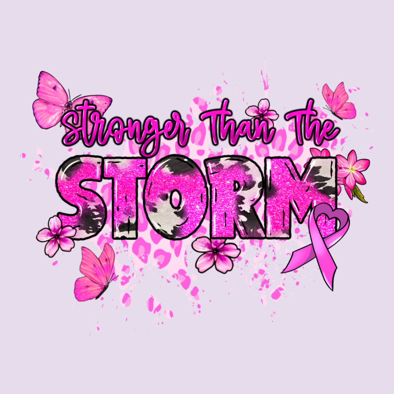 Stronger Than The Storm Cancer Awareness Premium Hoodie by HowdyJamesFarm | Teevron