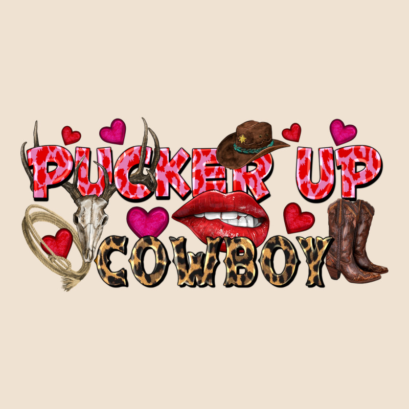 Pucker Up Cowboy Valentine's Day Urban Hoodie by FaDigitalArtStudio | Teevron