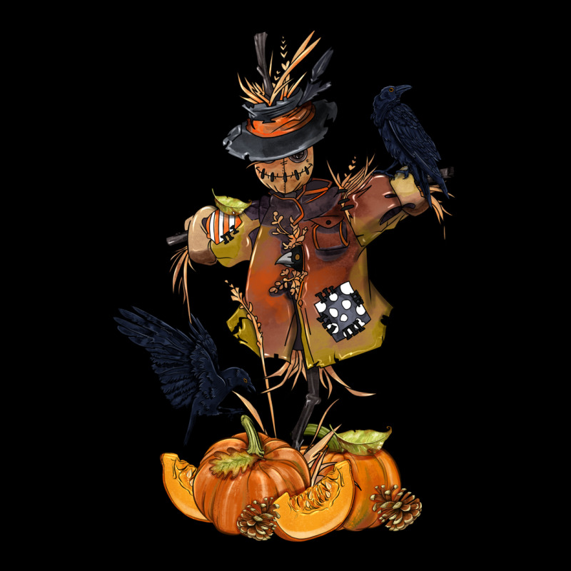 Scarecrow With Pumpkin Premium Sweatshirt by texasbilliewilder | Teevron