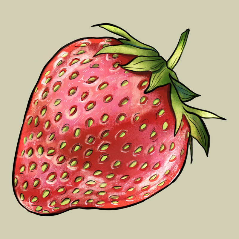 Strawberry Heavy Core Tee by BarkalooDesign | Teevron