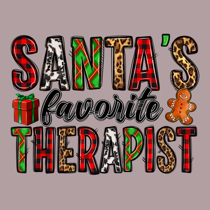 Santa's Favorite Therapist Vintage Hoodie by Jasminsmagicworld | Teevron