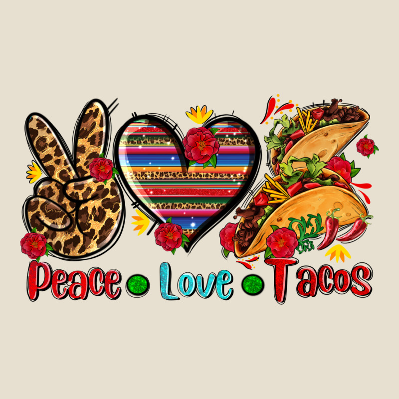Peace Love Tacos Urban Heavy Tee by AdoDesignShop | Teevron