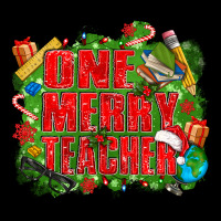 One Merry Teacher Ladies Tee | Teevron