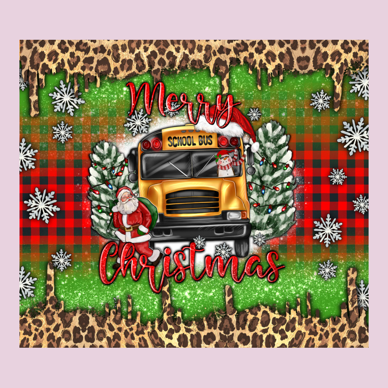 Christmas School Bus Ladies Tee by texasbilliewilder | Teevron