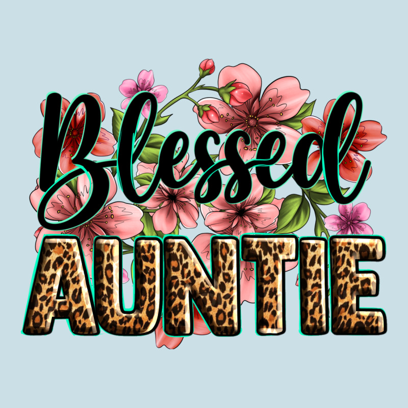 Flowers Blessed Auntie Ladies Tee by Zillion Design Studio | Teevron