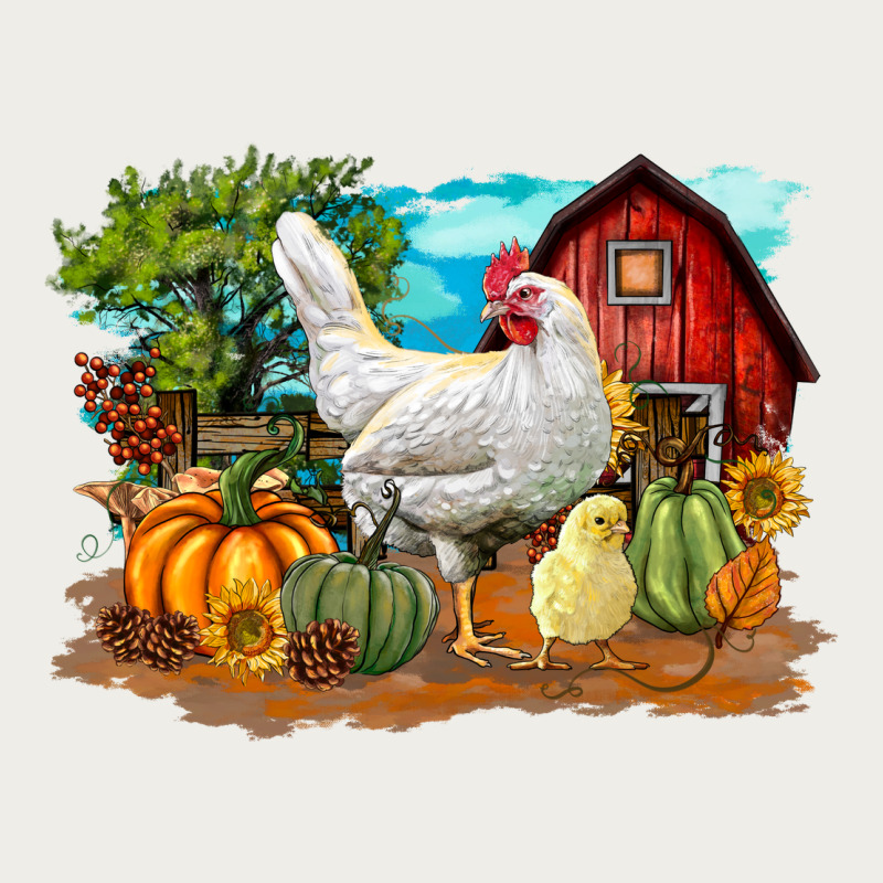 Fall Chicken Zipper Hoodie by LillyAllenDesigns | Teevron