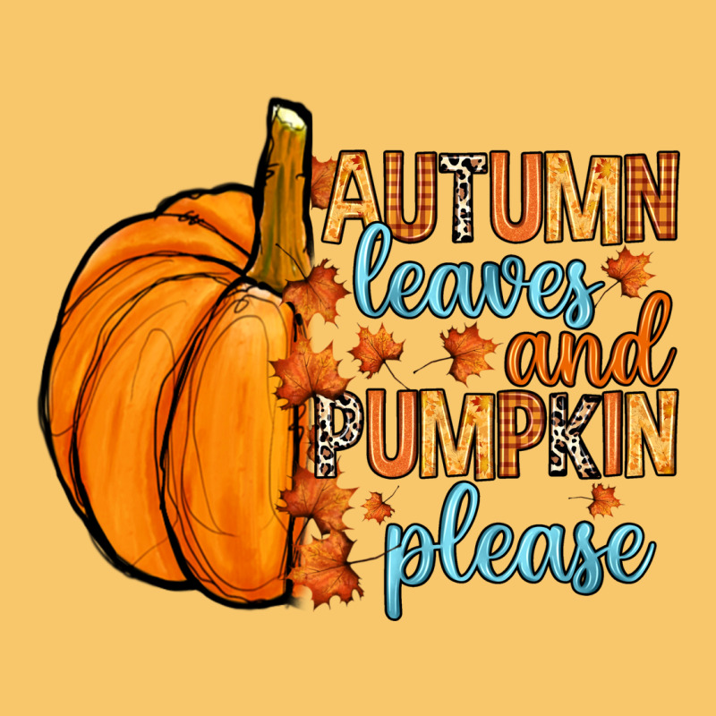 Autumn Leaves And Pumpkin Please Vintage Hoodie by RanaPortraitStore | Teevron