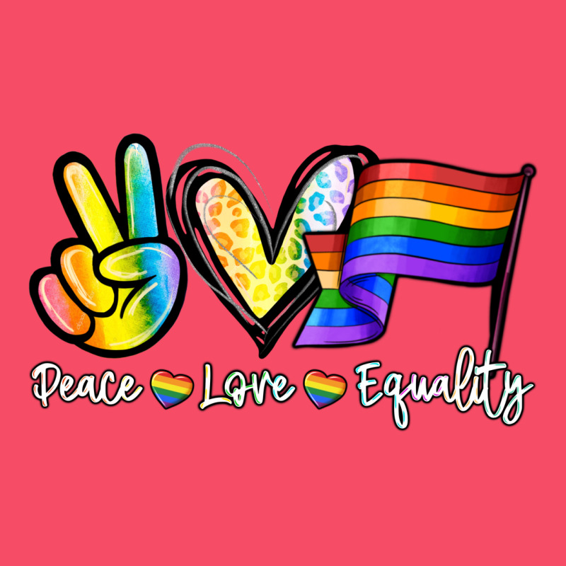 Peace Love Equality Premium Sweatshirt by NancyCooperArtShop | Teevron