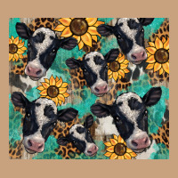 Western Leopard Sunflower Black And White  Cow Vintage Tee | Teevron