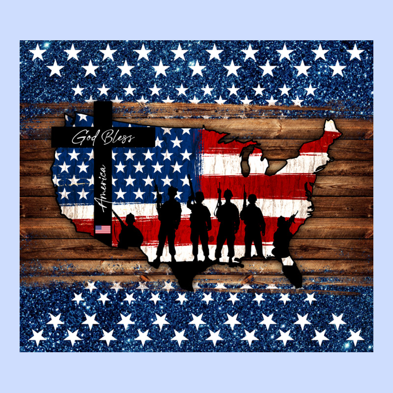 God Bless America American Flag Tumbler Urban Heavy Tee by Jasminsmagicworld | Teevron
