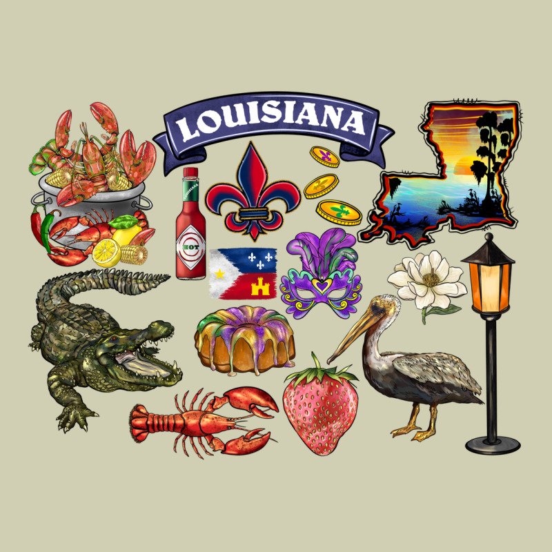 Preview Louisiana State Heavy Core Tee by BarkalooDesign | Teevron