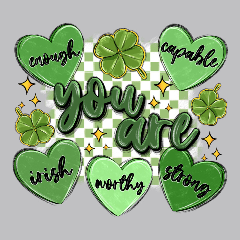 St. Patrick's Day Positive Affirmations Long Sleeve Tee by MaliasSmallBusiness | Teevron