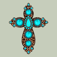 Gemstone Leopard Cross Long Sleeve Tee | Teevron
