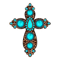 gemstone leopard cross | Teevron