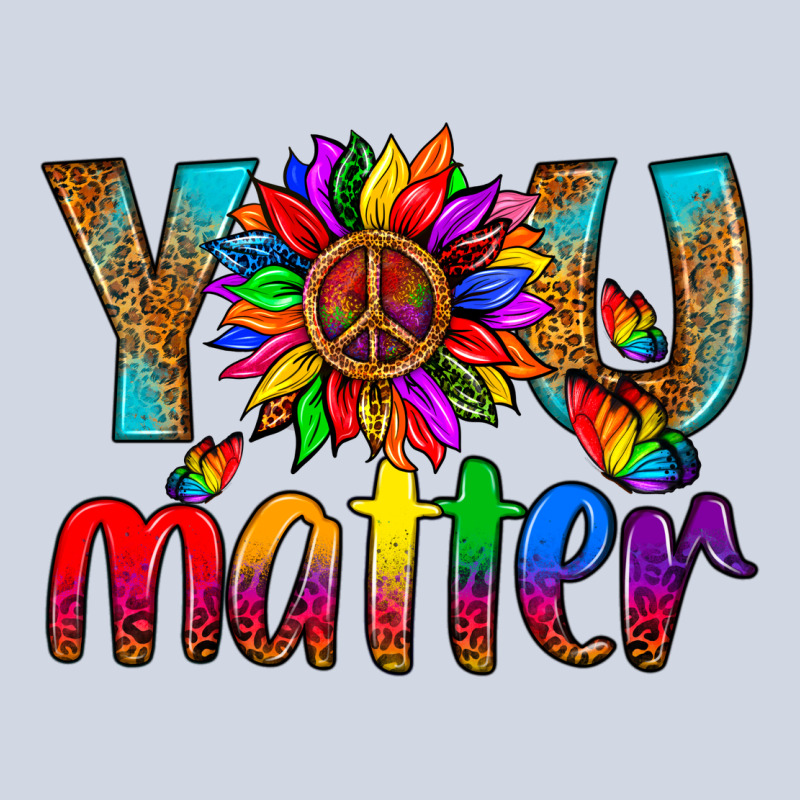 Lgbtq+ You Matter With Leopard Premium Sweatshirt by NancyCooperArtShop | Teevron