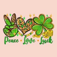 St. Patrick's Day Peace Love Luck Urban Hoodie | Teevron