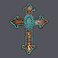 Turquoise Cross Vintage Hoodie | Teevron