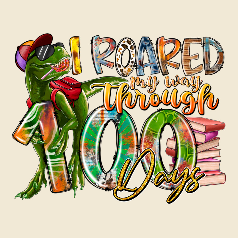 I Roared My Way Through 100 Days Premium Tee by RacoonDesign | Teevron