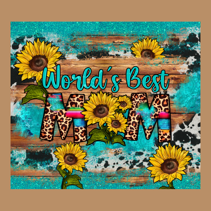 World's Best Mom Sunflower Leopard Cowhide Vintage Hoodie by Artiststas | Teevron