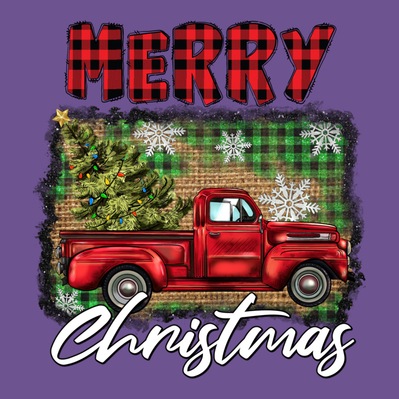 Merry Christmas Truck Vintage Tee by BarkalooDesign | Teevron