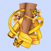 Childhood Cancer Diva Yellow Ribbon Urban Heavy Tee | Teevron
