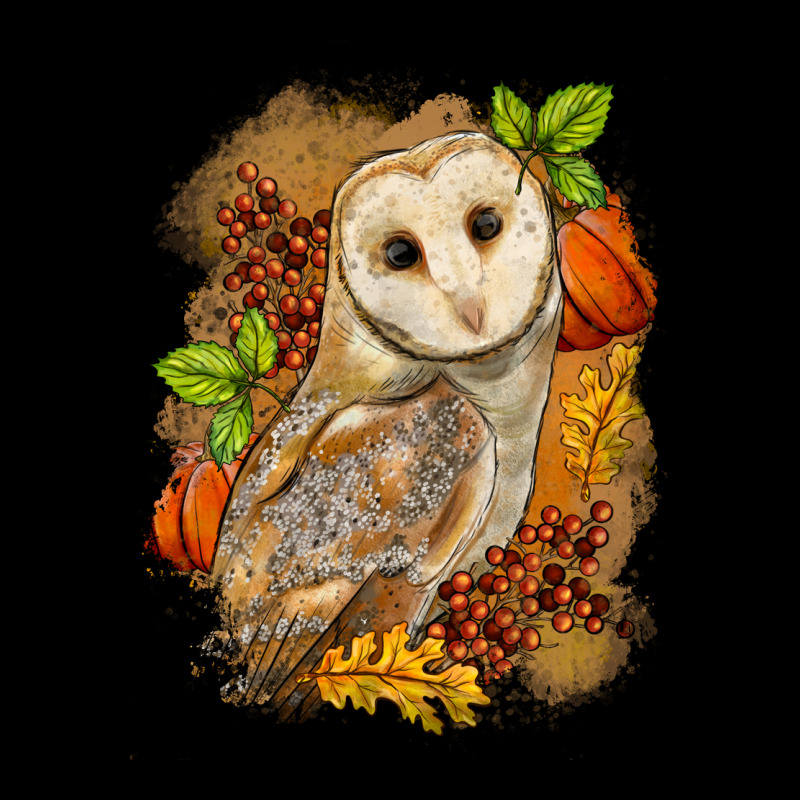 Fall Owl Zipper Hoodie by LillyAllenDesigns | Teevron