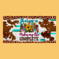 Being A Mom Makes My Life Complete License Plate Vintage Hoodie | Teevron