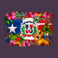 Dominican Republic And Puerto Rico Flag Heavyweight Hoodie | Teevron