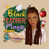 Black Teacher Magic With Afro Heavyweight Hoodie | Teevron