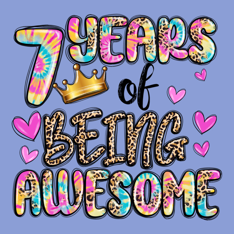 7 Years Of Being Awesome Long Sleeve Tee by MaliasSmallBusiness | Teevron
