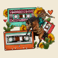 Rodeo Sunflower Cactus Cassette Premium Tee | Teevron