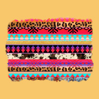 Aztec Western Leopard Cowhide Background Vintage Hoodie | Teevron