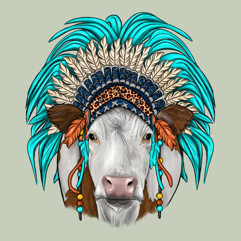 Simmental Indian Headdress Long Sleeve Tee by JahusDesignShop | Teevron