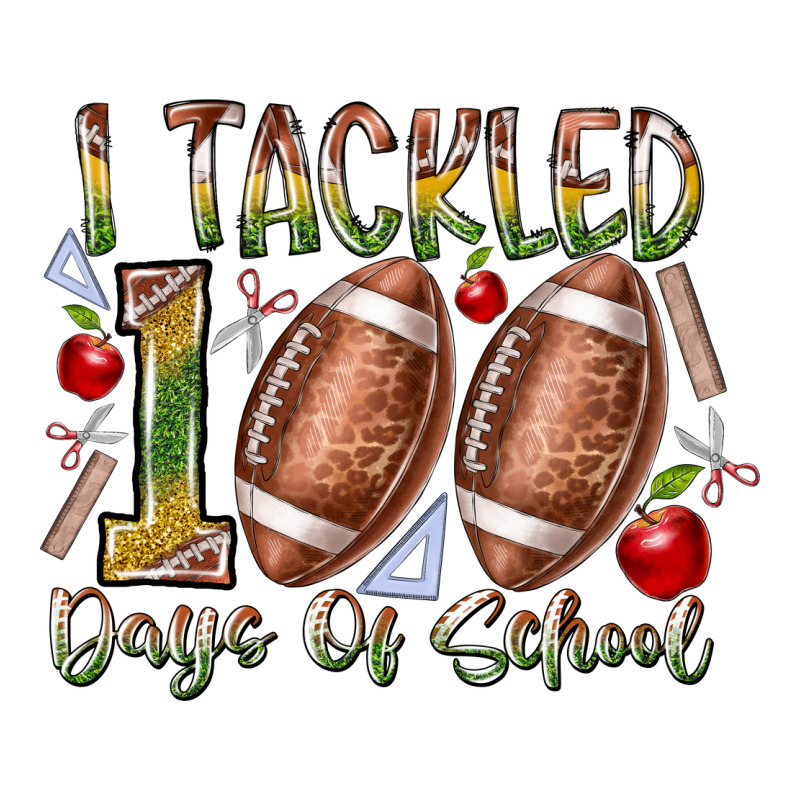 I Tackled 100 Days Of School Premium Tee by RacoonDesign | Teevron