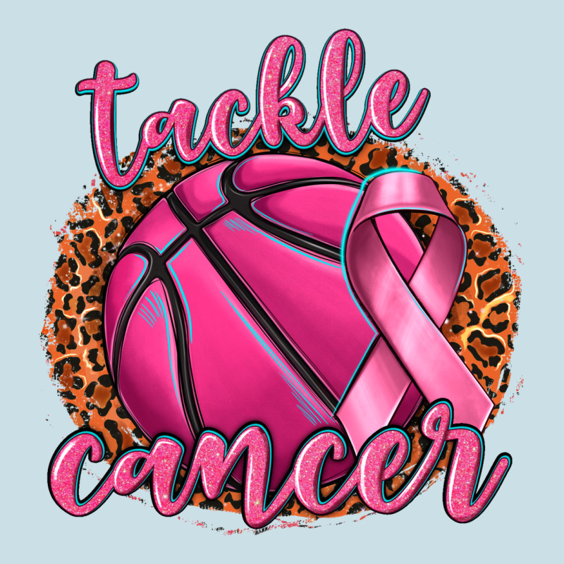 Tackle Cancer Basketball Ladies Tee by texasbilliewilder | Teevron