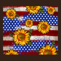 4th Of July Usa Flag Sunflower 20oz Tumbler Heavy Core Tee | Teevron
