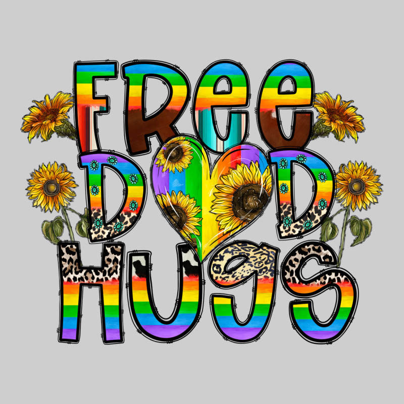 Free Dad Hugs Premium Tee by CowhideDigitalArt | Teevron