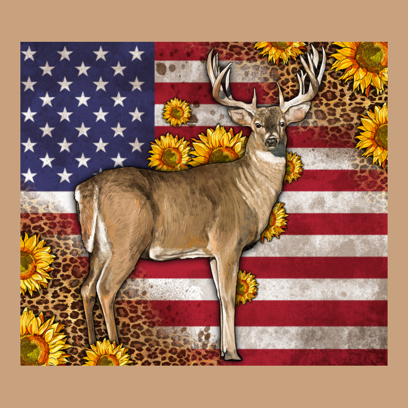 Western American Flag And Deer Vintage Tee by LillyAllenDesigns | Teevron