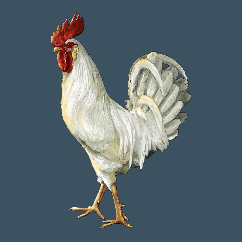 Leghorn Rooster Urban Heavy Tee by LillyAllenDesigns | Teevron