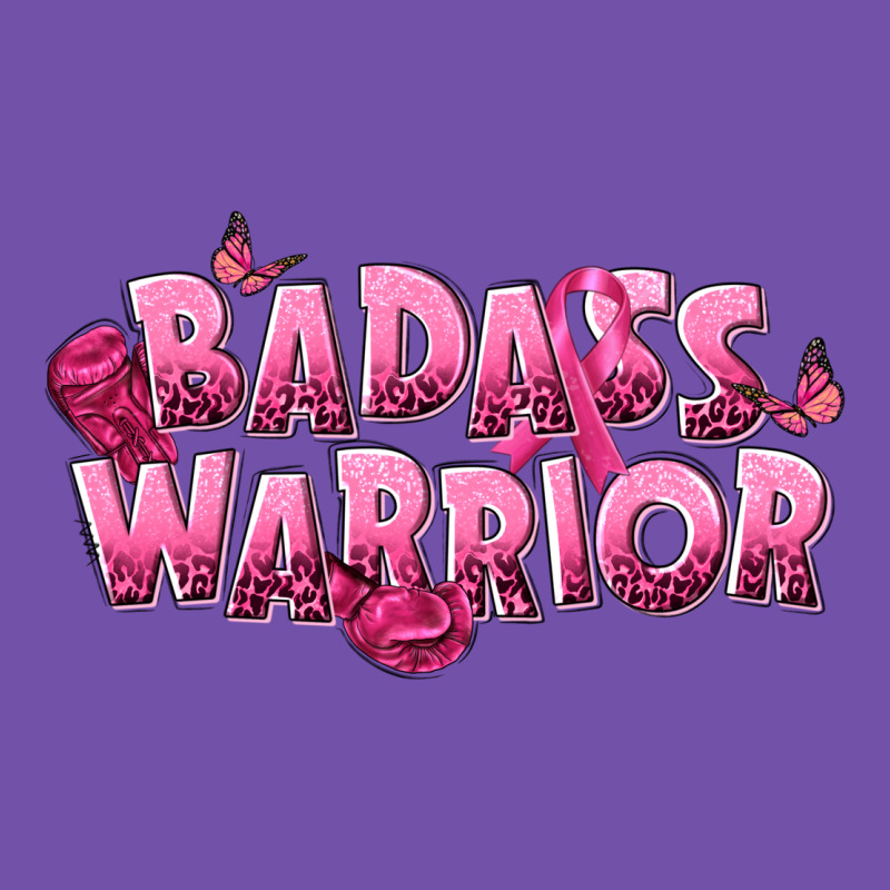 Badass Warrior Breast Cancer Premium Sweatshirt by NancyCooperArtShop | Teevron