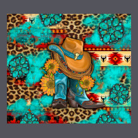 Cowboy Boots With Turquoise And Aztec Vintage Hoodie | Teevron