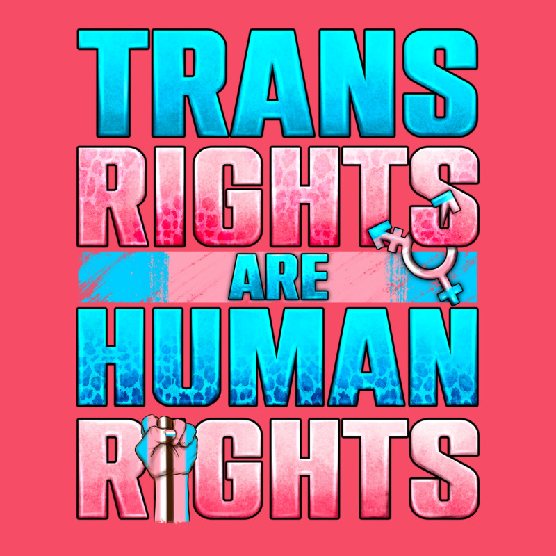 Trans Rights Are Human Rights Premium Sweatshirt by NancyCooperArtShop | Teevron