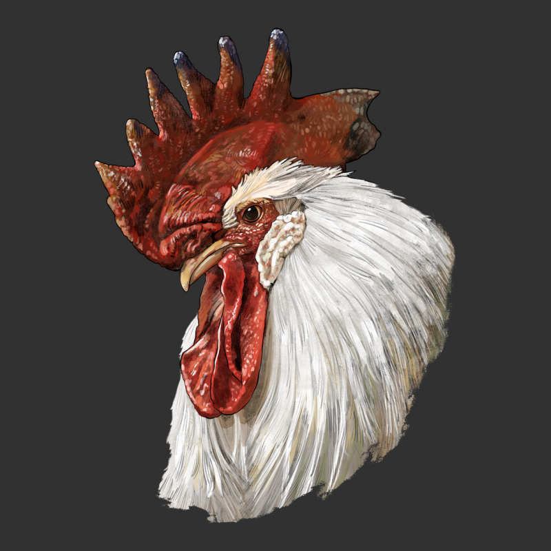 Leghorn Rooster Head Urban Heavy Tee by LillyAllenDesigns | Teevron